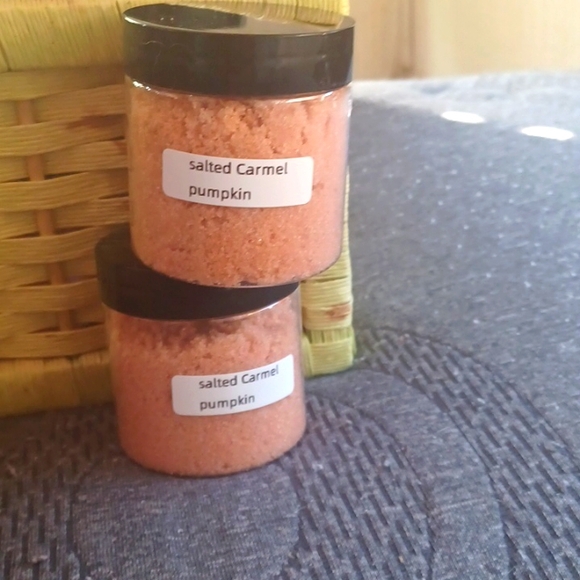 New release salted  Carmel pumpkin body scrub - Picture 1 of 3
